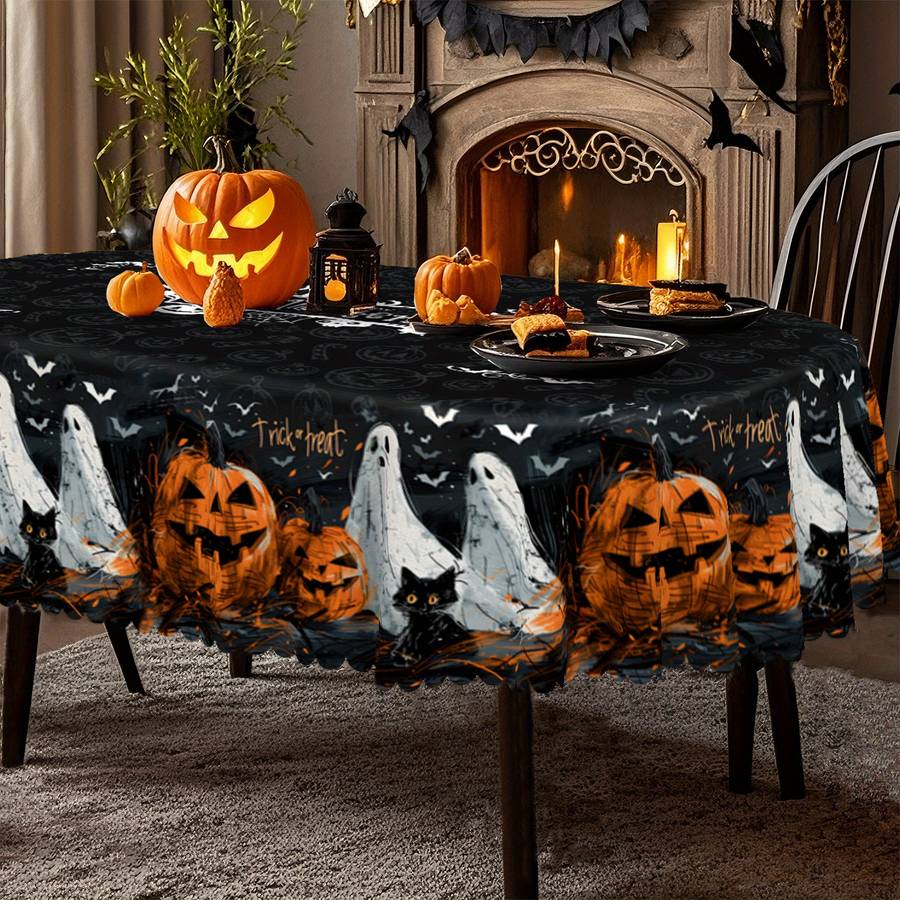 Halloween tablecloth decoration size Round 152.4152.4cm