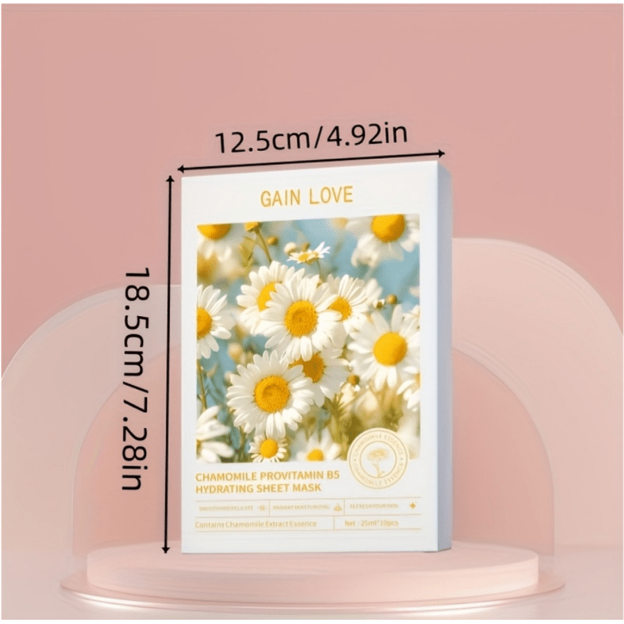 Facial Mask Color Chamomile Vitamin B5 Hydrating Mask