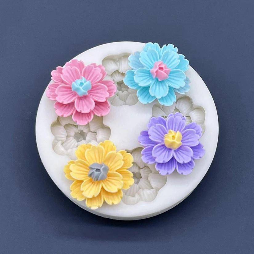 Suitable For Baking Molds Color 1Pc  10 Holes Mini Flower