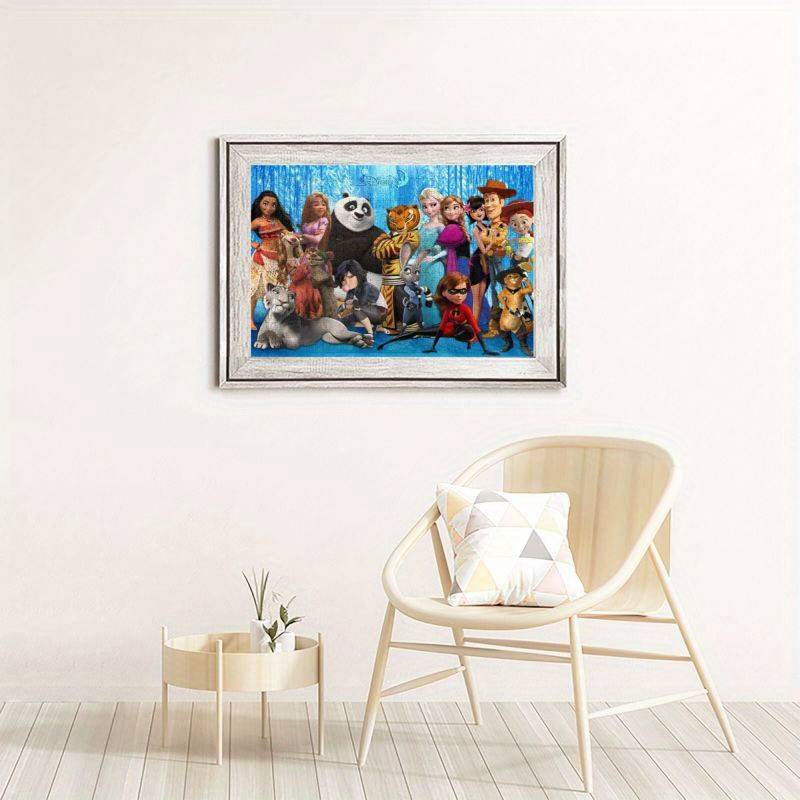 1000pcs Disney Wooden Puzzle Horizontal Style Relax Challenge Perfect for Enjoying