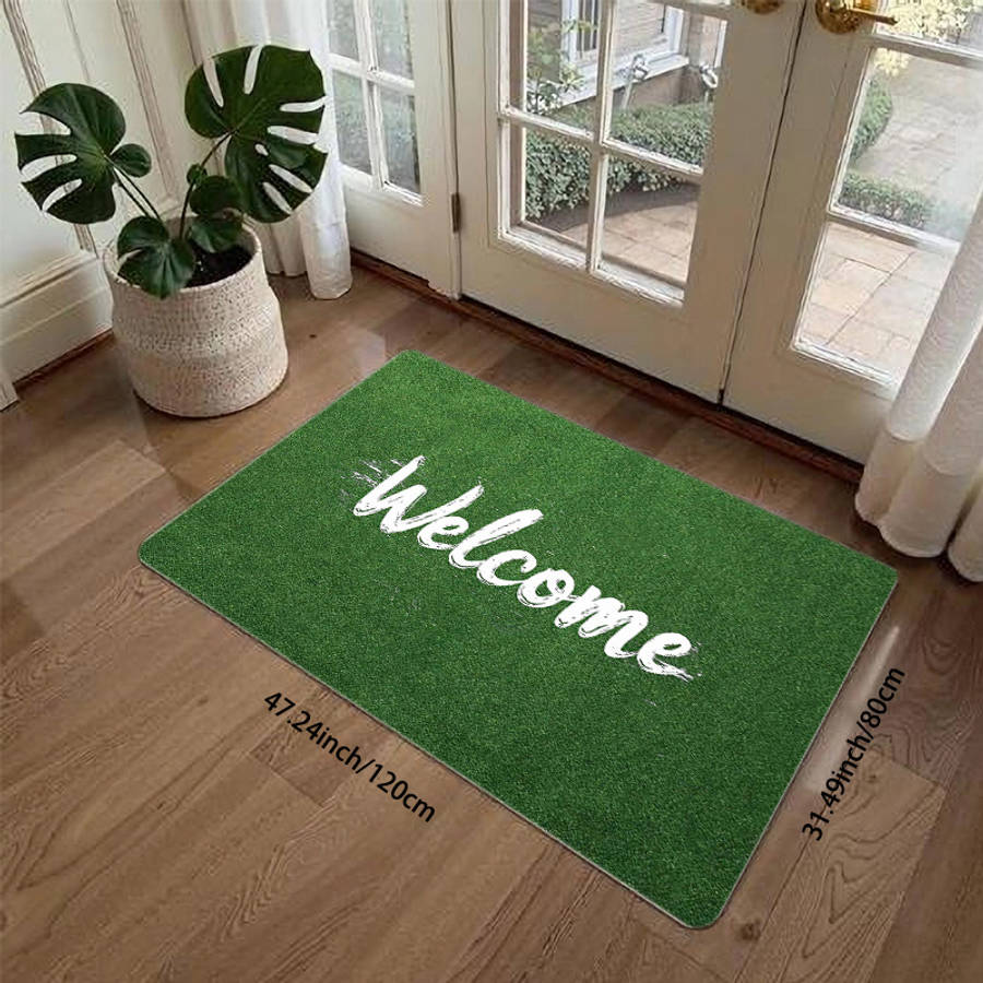 Floor Mats Color Green Size 15.7X23.62Inch 40X60Cm