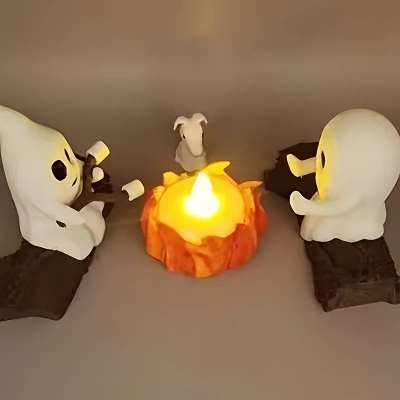 Halloween Decorations Items Halloween Decoration Set: Two Ghosts  Add   Fire Pit  Add   Resin Puppy