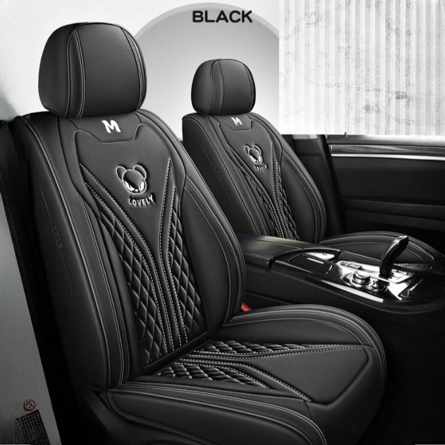 Car Seat Cushion 5Pcs Mystery Black