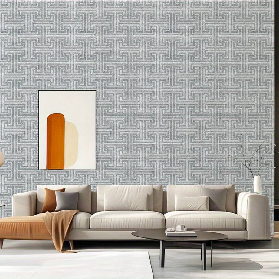 Wall Stickers Size Grey Maze 50.04Cm*280Cm Quantity7 Rolls