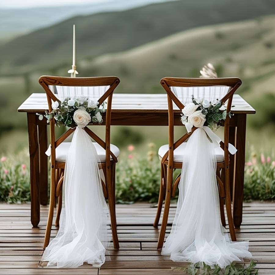 Wedding Supplies Color White Size 75Cm*400Cm 29.5In*157.5In