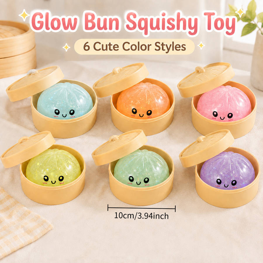 Squeezable Toys Color Random Colors And Styles Style 1 Set1 Bun Toy 1 Steamer