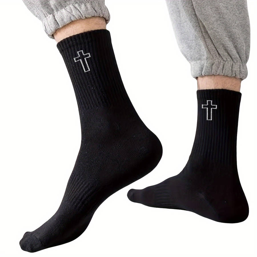 5 Pairs Of Mixed One Size High Elastic Socks