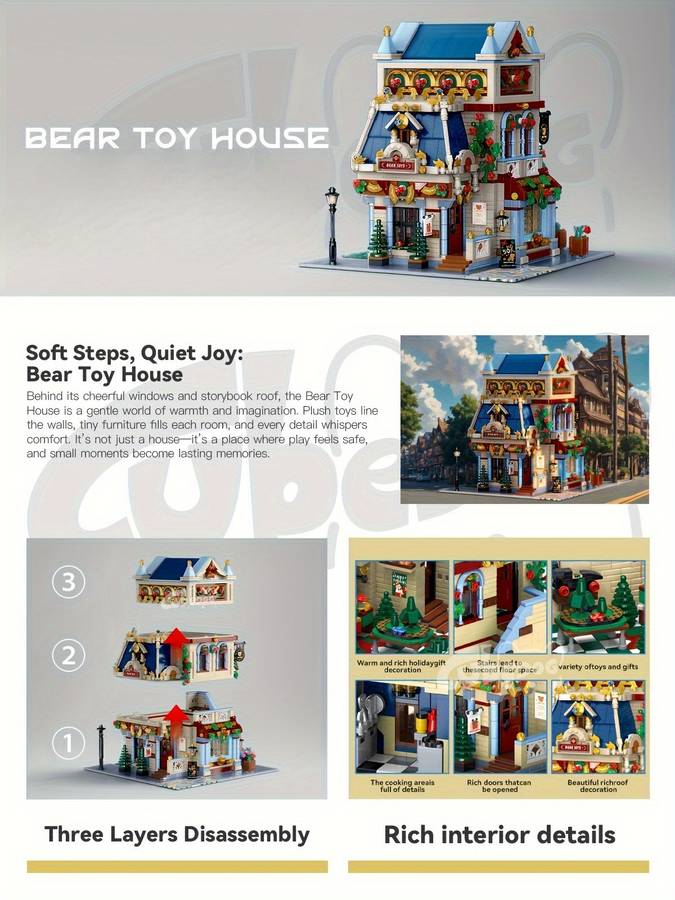 Building Toy Architectural Model Toy Set Model Bk 33230