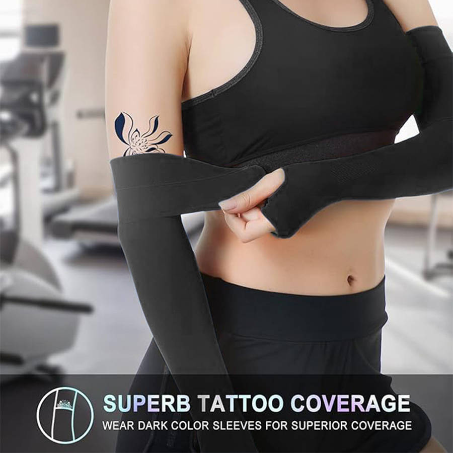 Sunscreen Sleeves Color Black