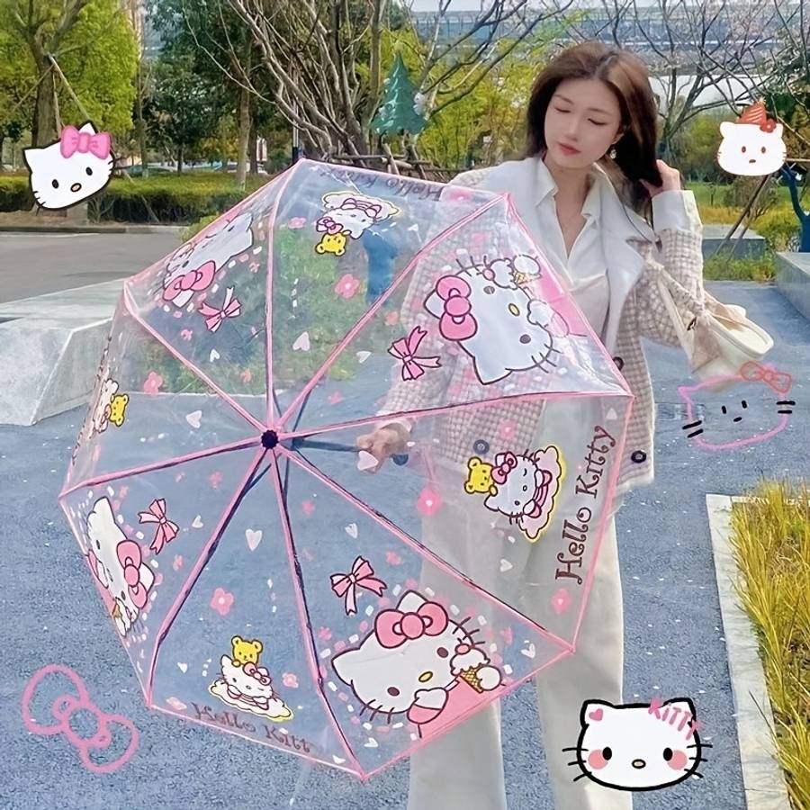 Umbrella Color Pink Hello Kitty
