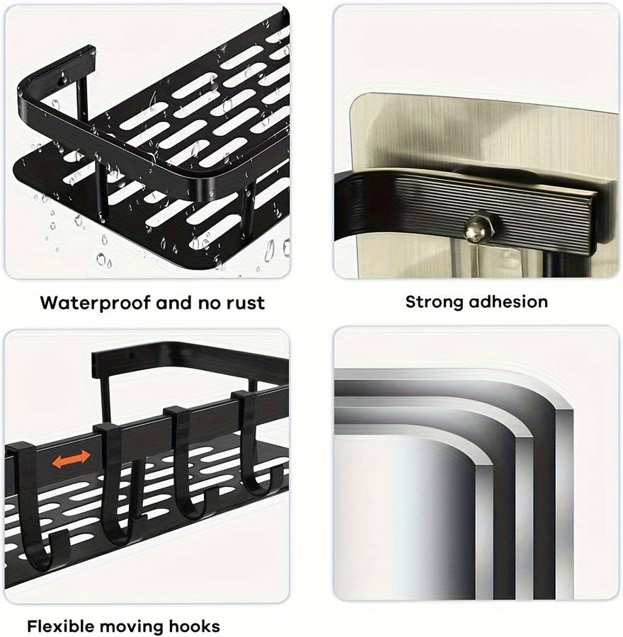 Bathroom Storage Rack Items 2 Piece Set