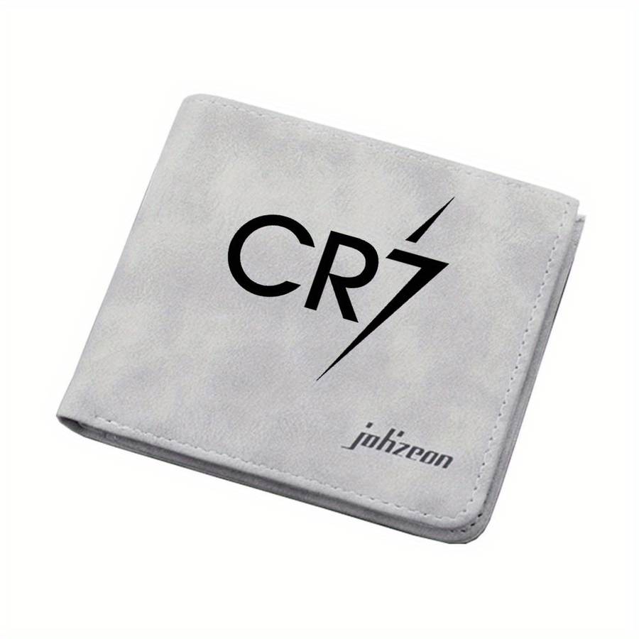 Cr7 Pattern Large Capacity Wallet Lightning Print Portable Card Holder Sports Style Artistic