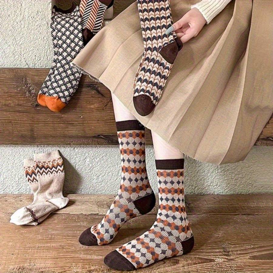 Women S Socks Color 5Pairs Mixed Colors Size Onesize