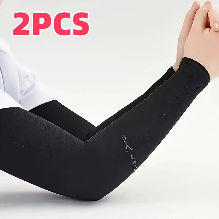 Sunscreen Sleeves Color 2Pcs Dark