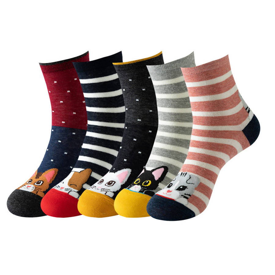 Women S Socks Size Onesize Style 5 PairsColor Mixing
