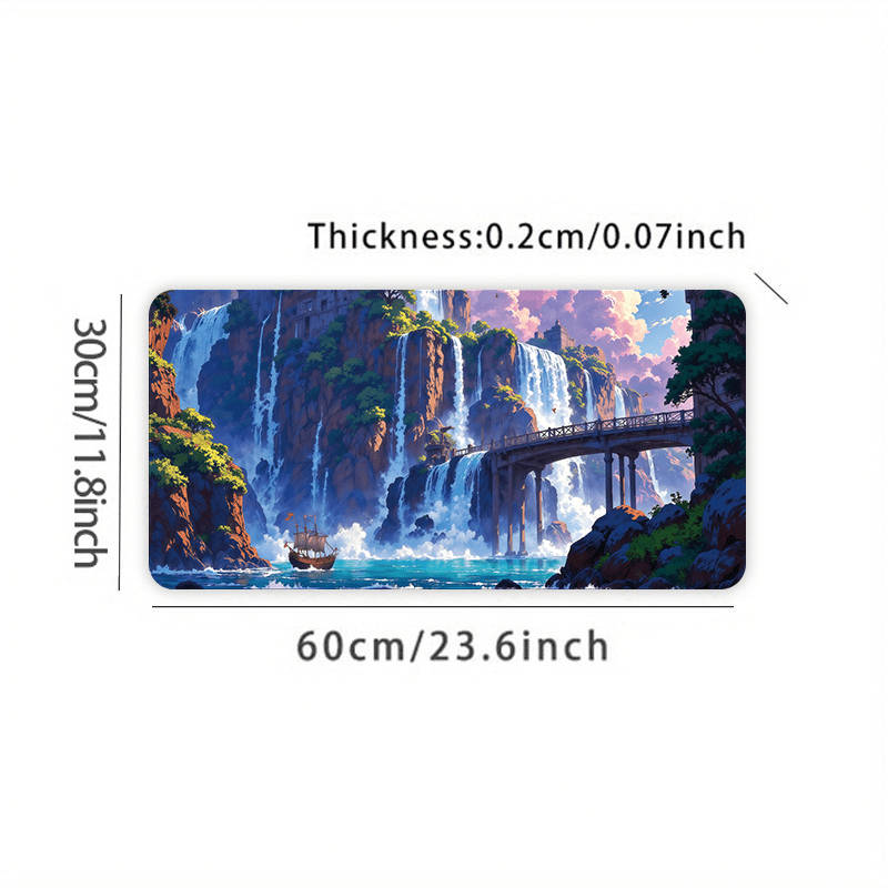 Mouse Pad Size 31.4X15.7Inch