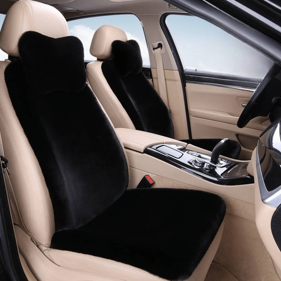 Car Seat Cushion Light Grey Size 2 Front Seats