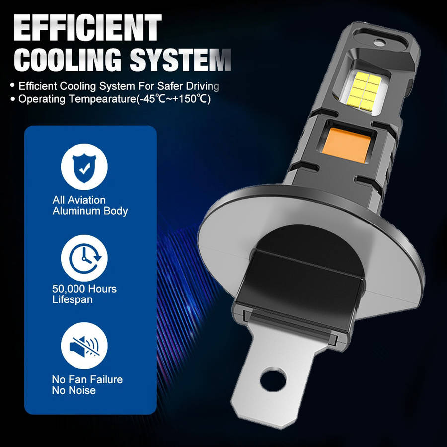 Car Lights Color 2Pcs H1