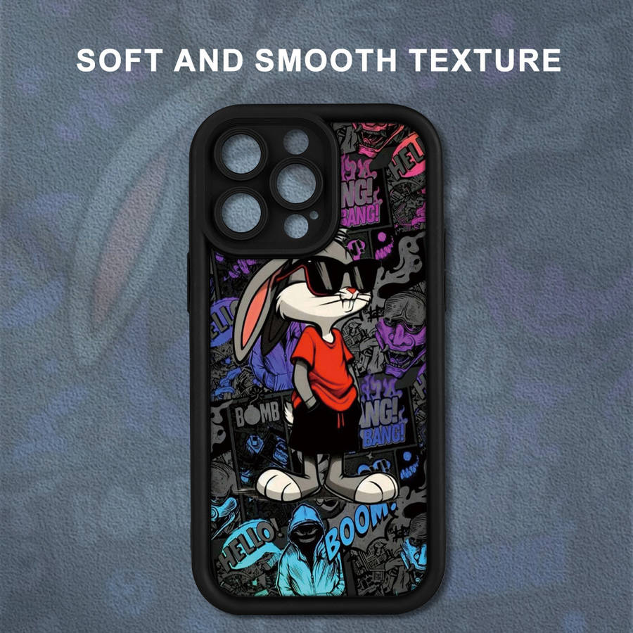 1Pc Black For iPhone 13 Pro Max Cool Anime Football Sports Phone Case