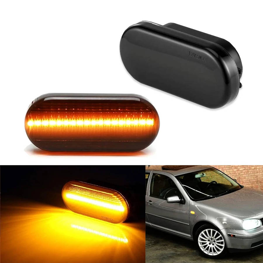 Car Lights Color 2Pcs Black Not Dynamic