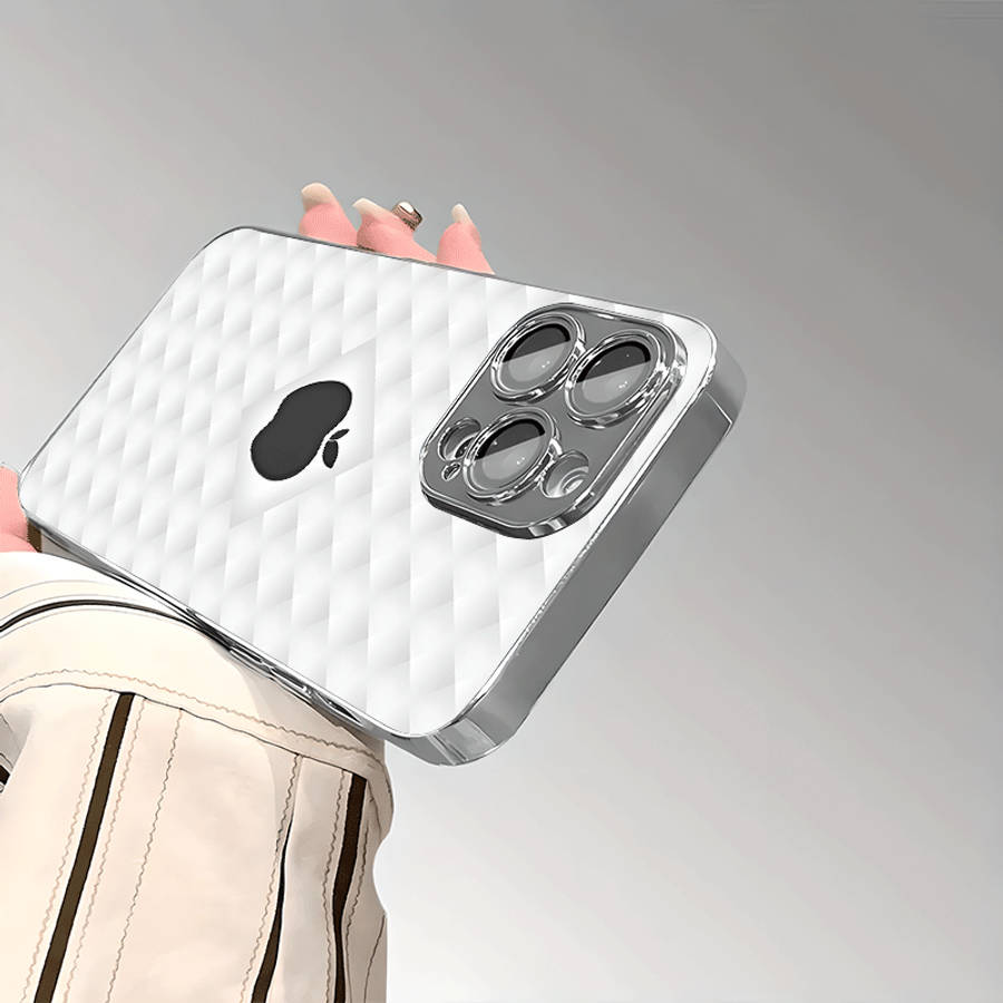 1Pc Mixed Color  For iPhone X Black Icon Apple Logo Phone Case