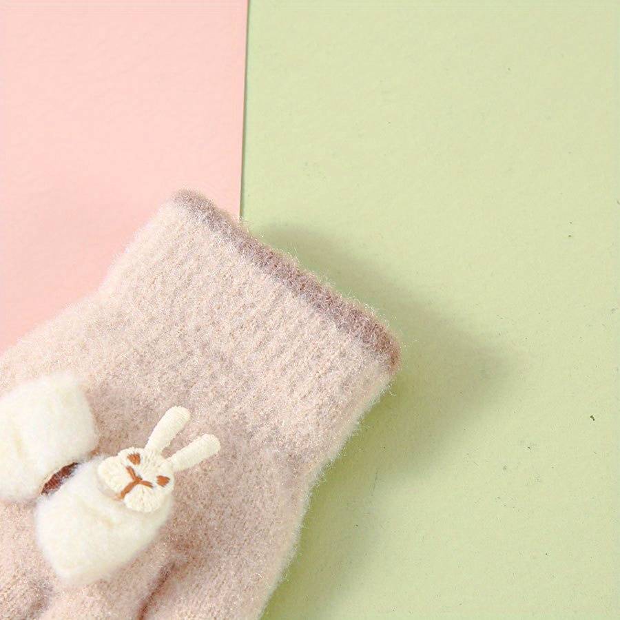 Winter Gloves Color Grey Size 1 To 4Y