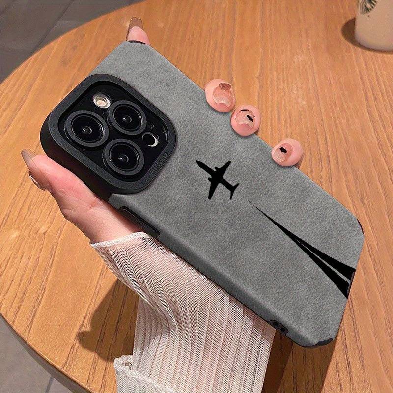 1Pc Mixed Color  For iPhone 12 Pro Max Airplane Trajectory Pattern Phone Case