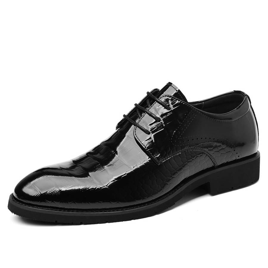 Mens Leather Shoes Color Black Sizeuk 9.5