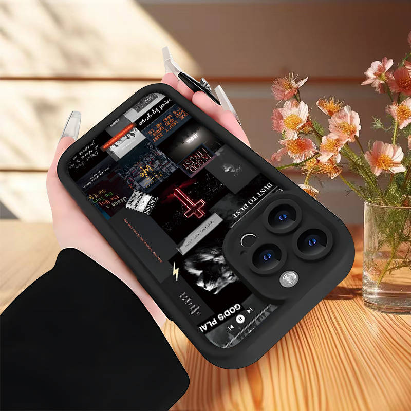 1Pc Black For iPhone 13 Pro Phone Case Phone Cover