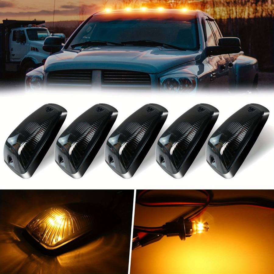 Car Lights Items Transparent Shellamber Light Quantity 5Pcsset