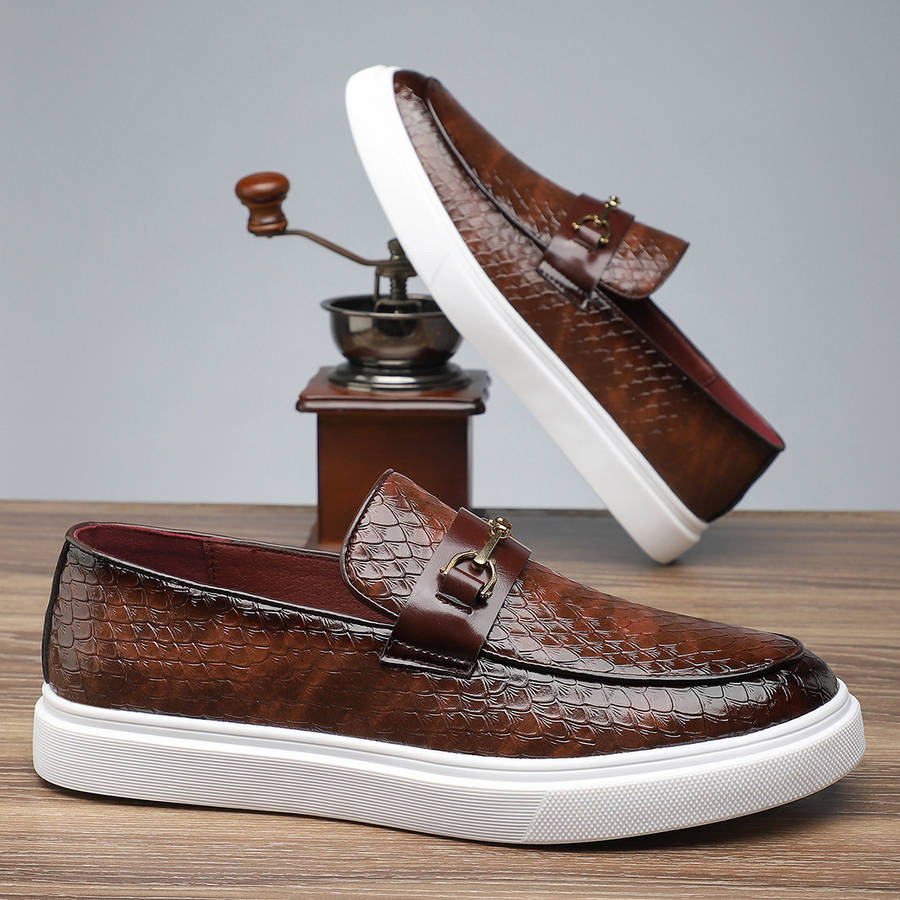 Mens Leather Shoes Color Blue Sizeuk 10