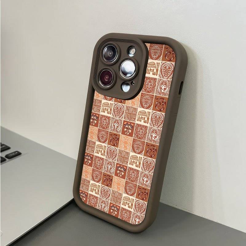 1Pc Dark Brown For iPhone Xs Max Phone Case