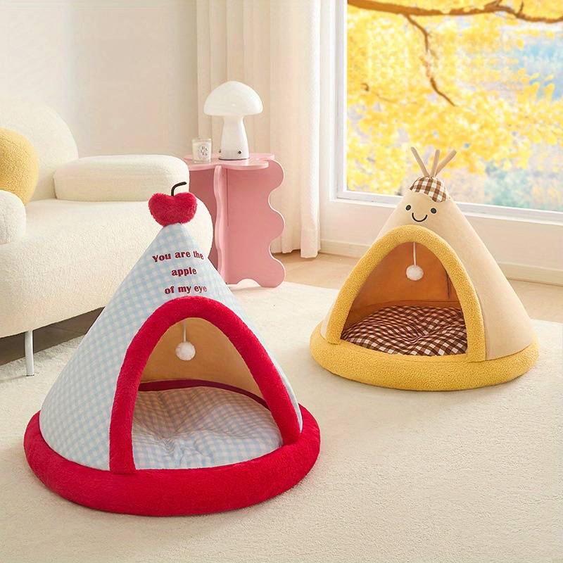 Pet supplies color Warm apple tent size L  60x 60cm