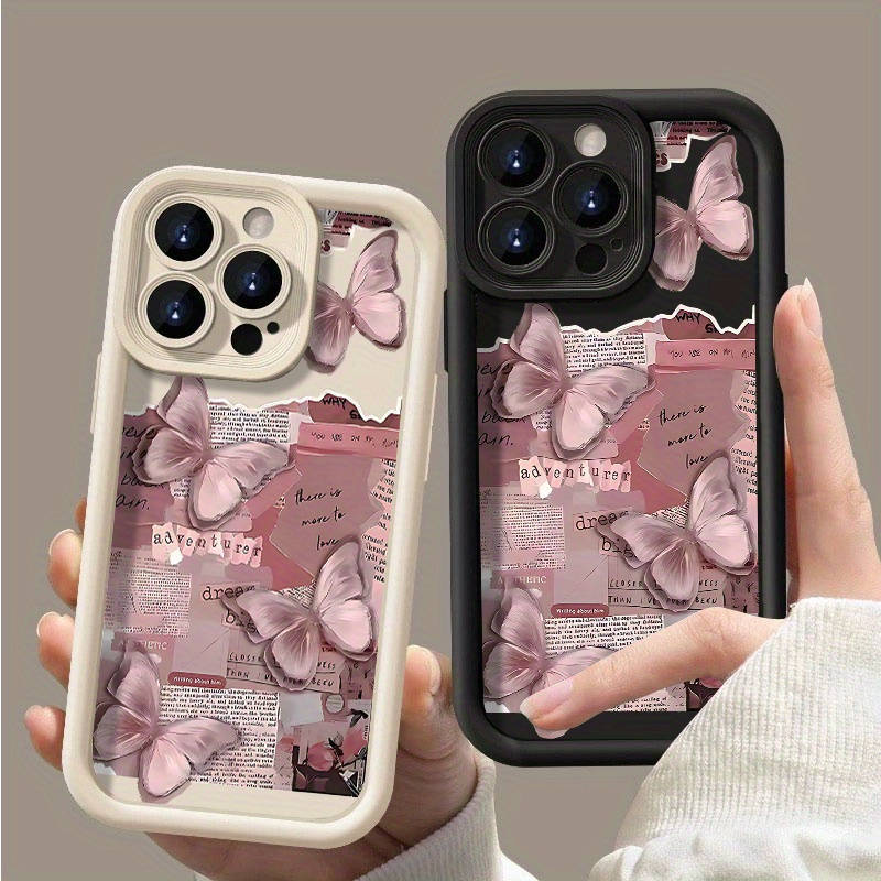 1Pc Beige For iPhone 14 Plus Phone Case Phone Cover