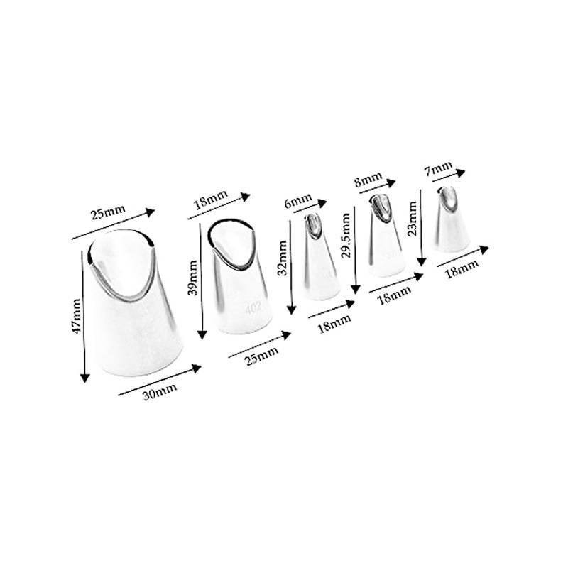 Professional Cake Decorating Head Model 5Pcs