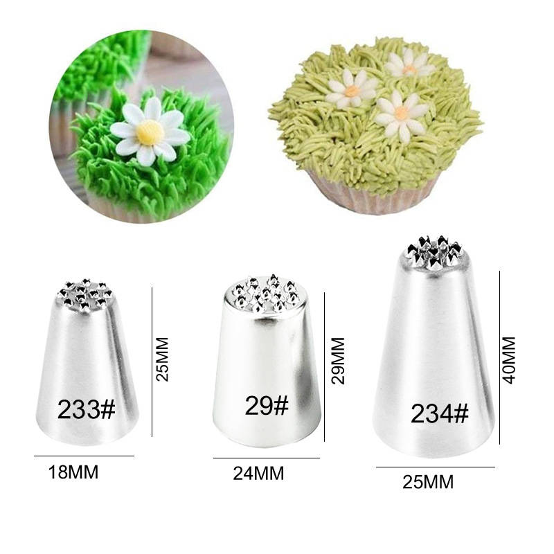 Professional Cake Decorating Head Quantity 3Pcs
