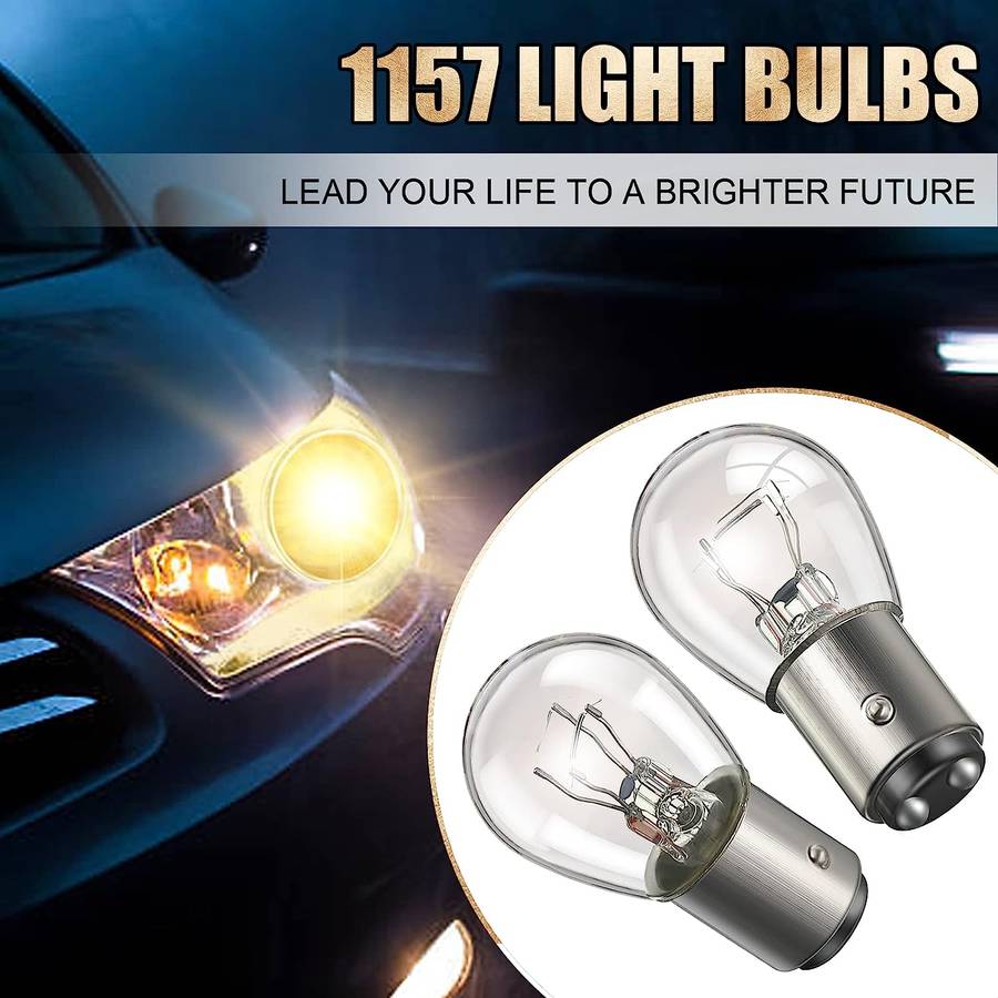 10pcs 1157 Light Bulb Replacement Bulbs for Marker Tail Running Parking And Bac