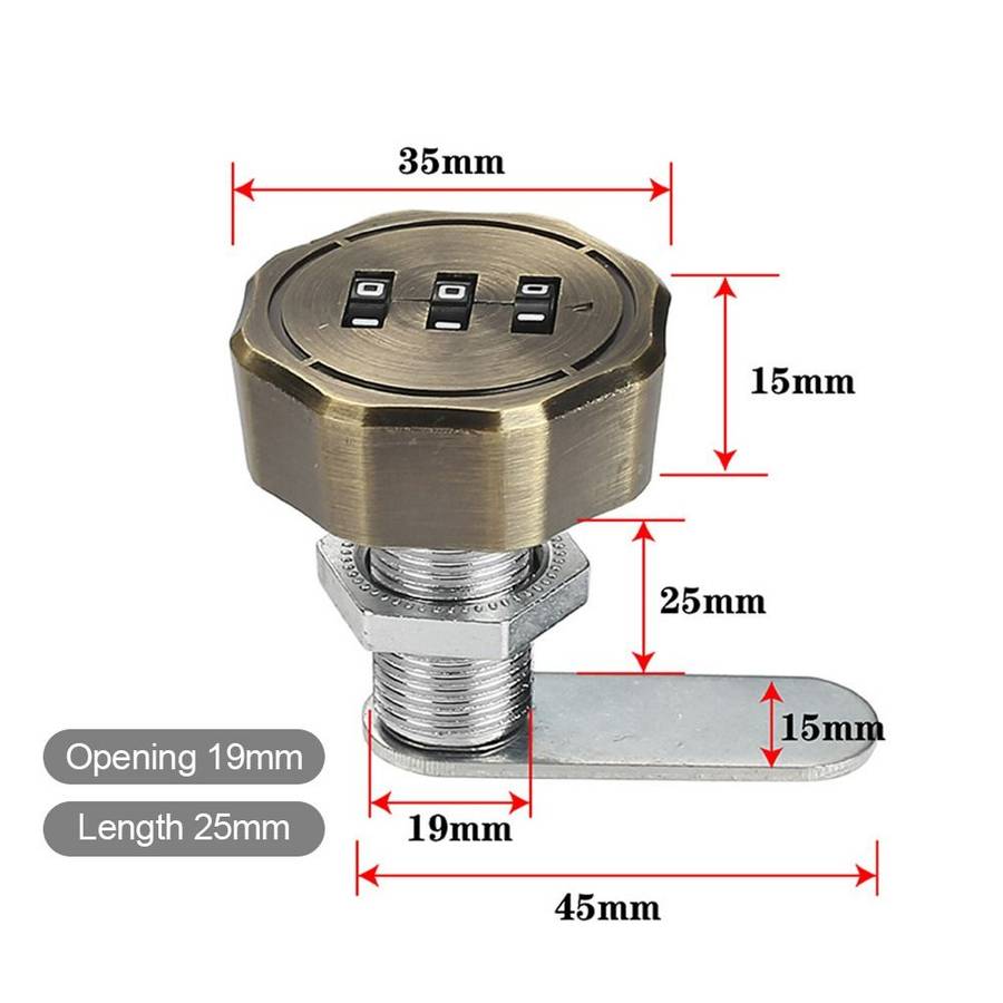 Lock Size 20Mm Style Color 3