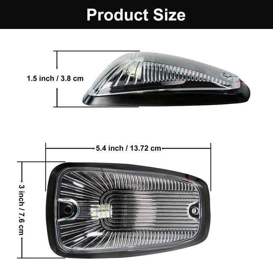 Car Lights Items Transparent Shellamber Light Quantity 5Pcsset