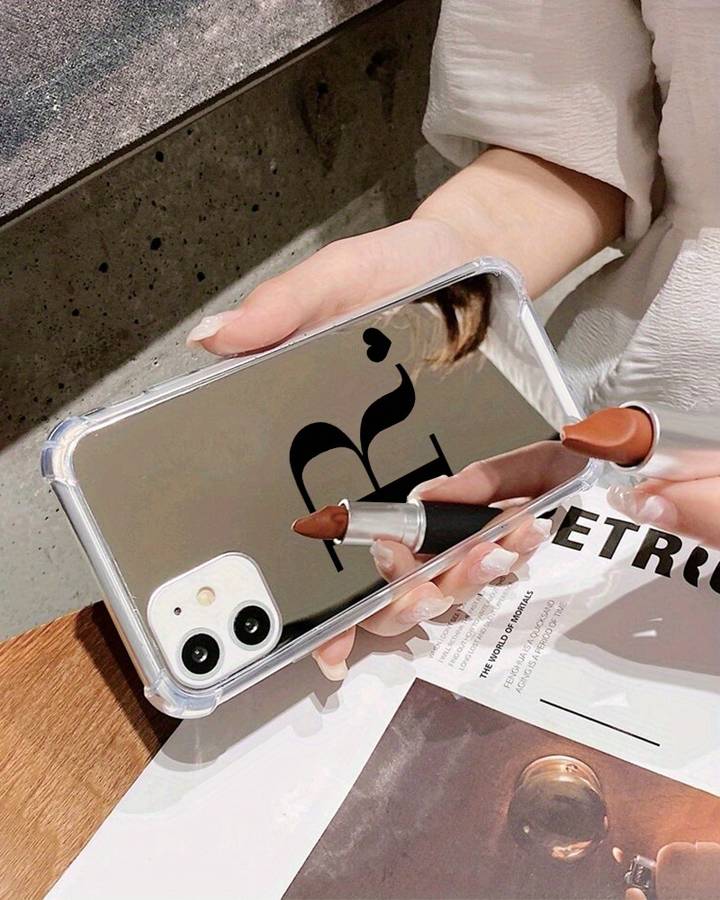 1Pc Transparent For iPhone 7 Plus 8 Plus R Mirror Phone Case