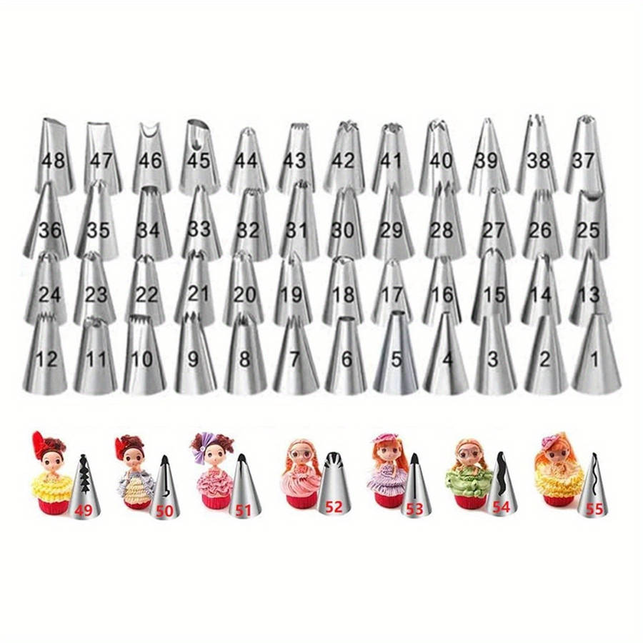 Professional Cake Decorating Head Quantity 55Pcs