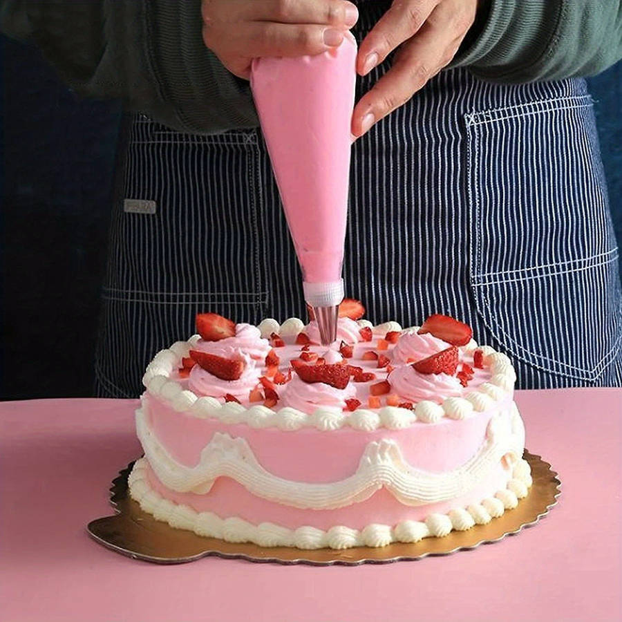 Professional Cake Decorating Head Color Pink Color Quantity 57Pcs
