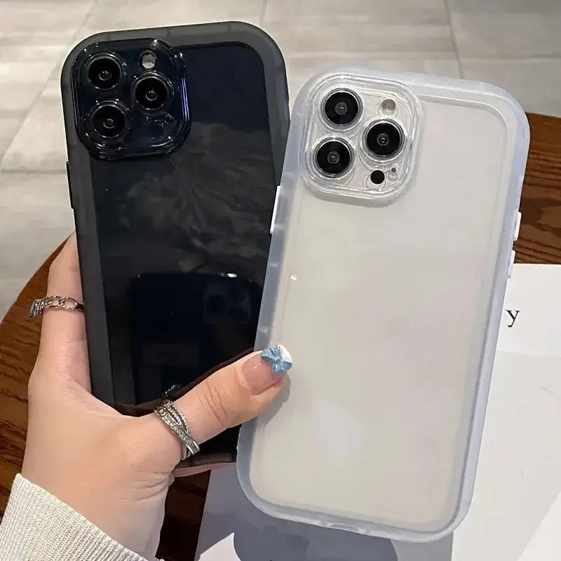 1Pc Black For iPhone 15 Plus Phone Case Phone Cover