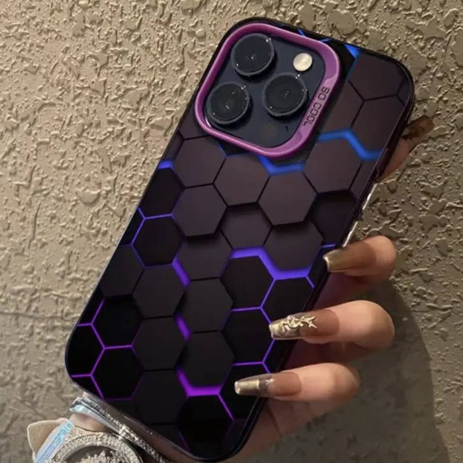 1Pc Purple For iPhone 11 Pro Max Phone Case Phone Cover