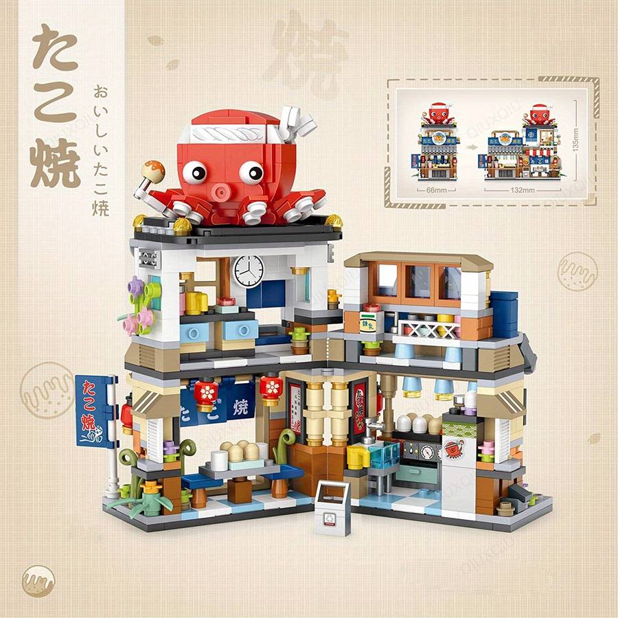 Building Toy Architectural Model Toy Set Style Aquatic Shop