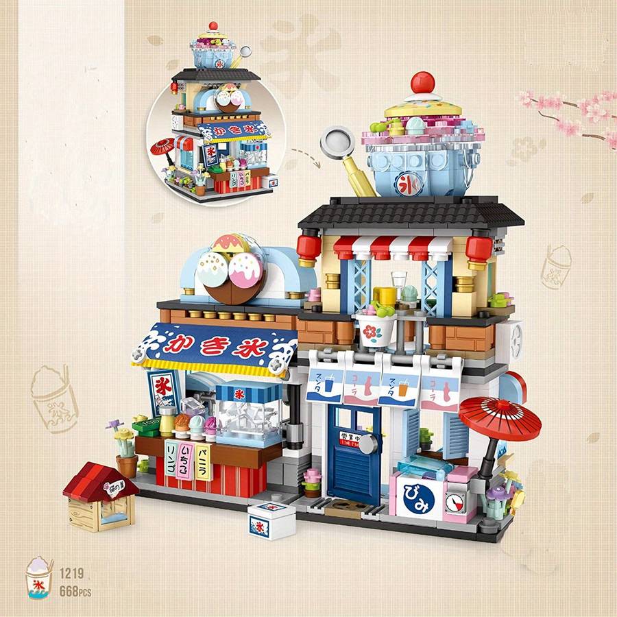 Building Toy Architectural Model Toy Set Style Pub