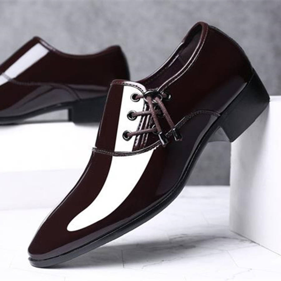 Mens Leather Shoes Color Black Sizeuk 8