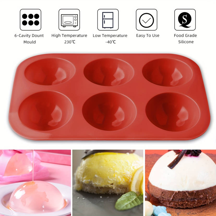 Suitable For Baking Molds Quantity 2Pcs Brick Red