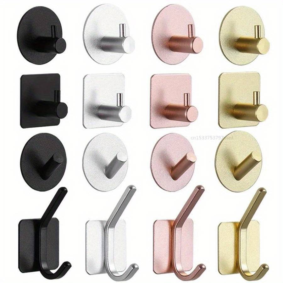 Adhesive Wall Hangers Stainless Steel Contemporary Key Cloth size 1.4cm