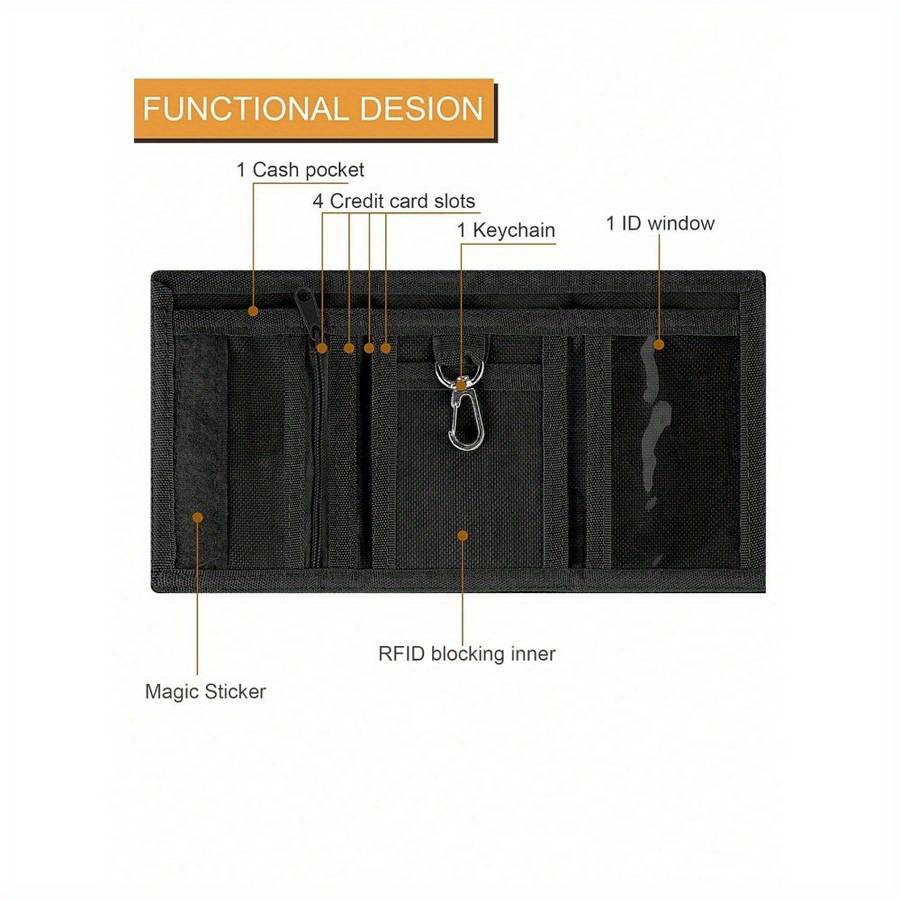 1pc Boys Trifold Wallet With Game Console Print Casual Portable Coins Purse Durable Card Hold